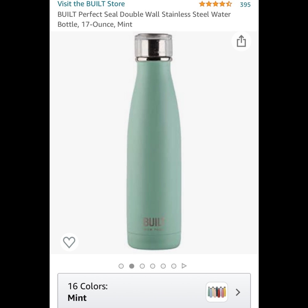 BUILT 💚 Water Bottle
